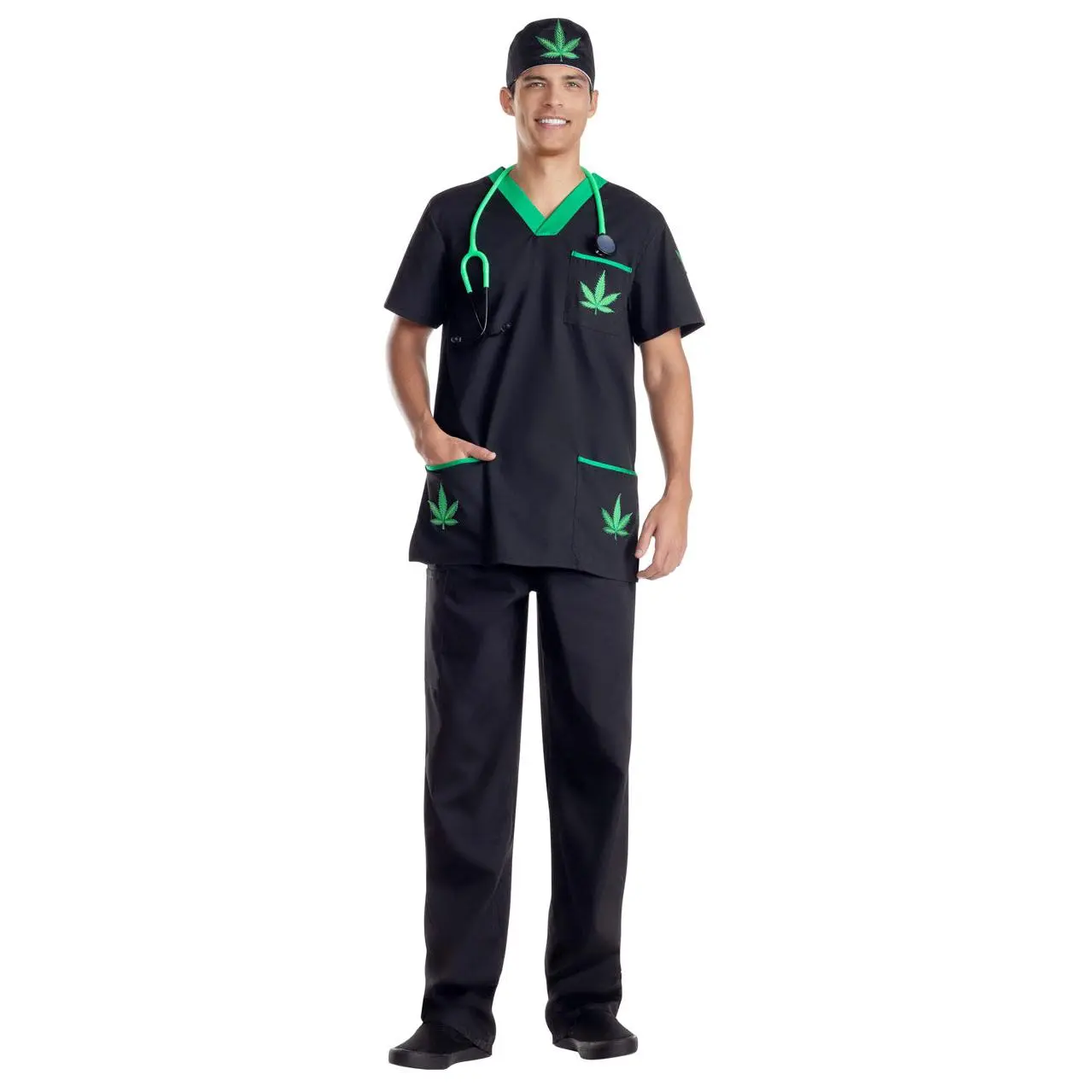 Men's Green Nurse Costume