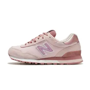 New Balance NB 515 Classic Street Style Fabric and Synthetic Leather Upper Slip-Resistant, Durable, Breathable Low-Top Casual City Commuter Running Shoes Women's Pink WL515CSC