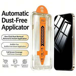 iPhone 17pro Max Screen Protector, Full Coverage HD Tempered Glass, Easy Installation, Dust Proof, Privacy Shield, Compatible with Multiple Models, Accessories