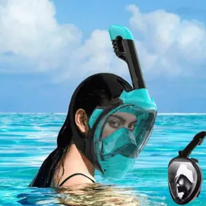 Full Face Diving Mask for Underwater Swimming, Anti-Fog Lens and 180 Degree View, Ideal for Scuba Diving and Snorkeling, Diving Gear