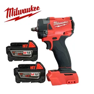Milwaukee M18  3/8" Impact Wrench Kit - Brushless, Lightweight, High Torque Cordless Power Tool for Pros