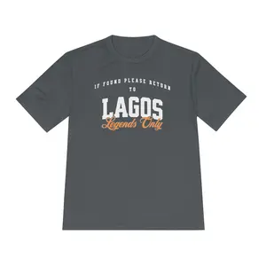 Lagos Legends Only Tee, Unisex Sports Shirt, Cool Casual Wear, Gift for Travelers, Travel Souvenir, Unique Graphic Tee