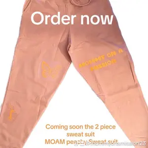 MOAM peach sweat pants