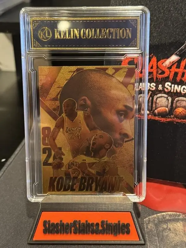 Kelin Collection Kobe Bryant #24 Los Angeles Lakers Gold Memorial Insert Tribute Card