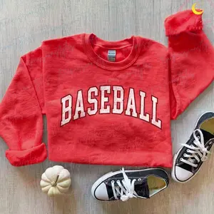Retro Baseball Sweatshirt, Baseball Tshirt, Baseball Game Day Sweater, Baseball Lover Gift, Sports Mom Shirt