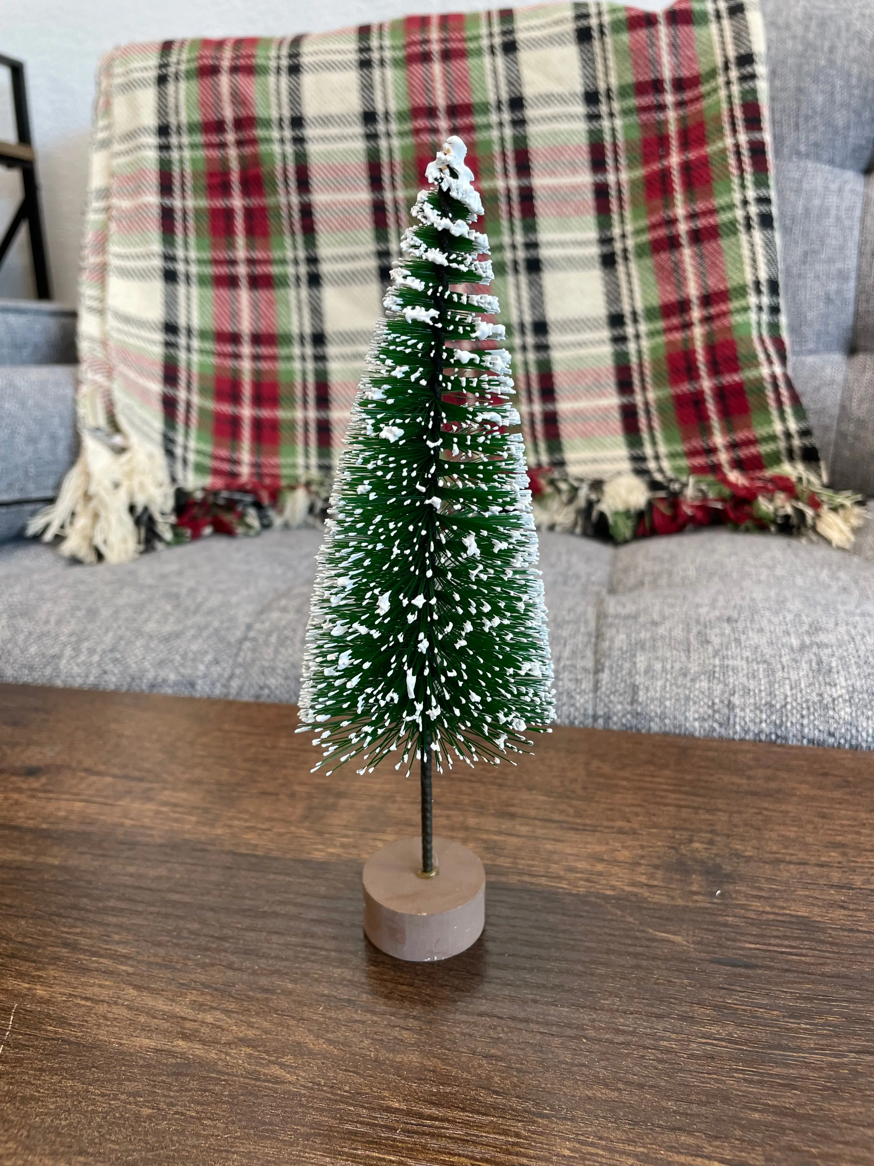 Snowy Bottle Brush Tree