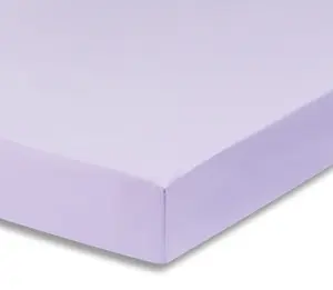 Everyday Kids Lavender Fitted Crib Sheet