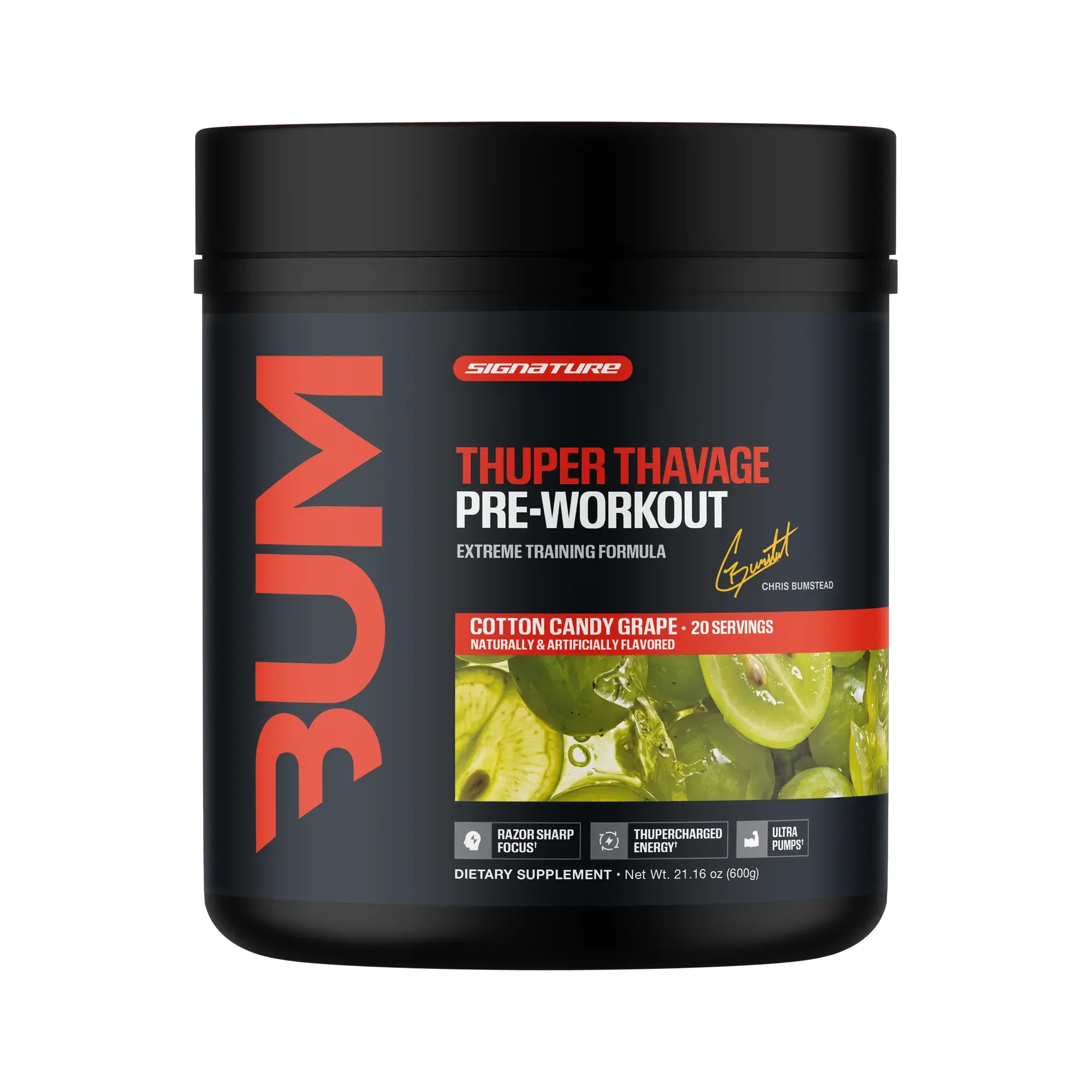 RAW NUTRITION CBUM Thuper Thavage High Performance Preworkout Gym Supplement - High Potency, Endurance Boosting Fitness Healthcare Option for Fitness Enthusiasts, Gym Supplements, High Potency Supplement