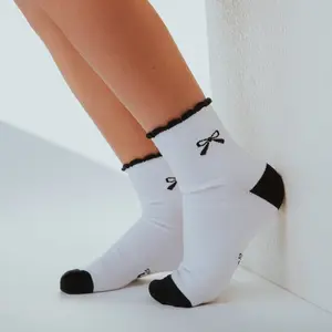 Kids Crew Socks - Tiny Bow, Cute & Comfortable, Ideal for all Outfits, Gentle Bow Design