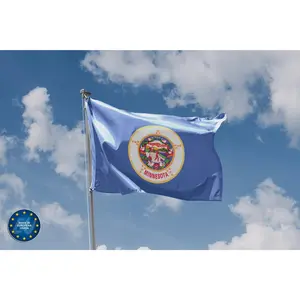 Old State Flag of Minnesota | Unique Design Print | High Quality Material