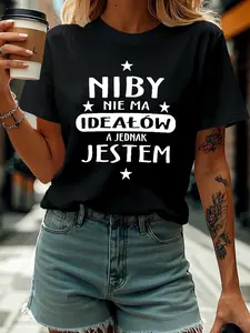 As If There Are No Ideals, Yet I Am Letter Print T