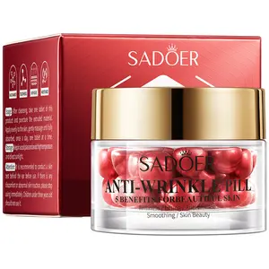 Anti Wrinkle Pill Serum, Anti-Wrinkle Essential Oil, Firmness/Lifting/Anti Wrinkle/Smoothing/Skin Beauty, Anti-Aging Pill Serum 5 Benefits for Beautiful Skin