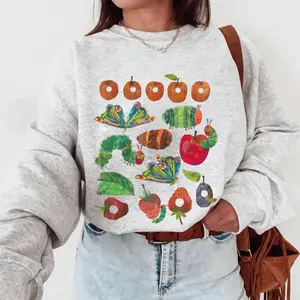 The Very Hungry Caterpillar Food Comfort Colors Shirt, Children Book Shirt, Hungry Caterpillar Shirt, Bookish Shirt, Book Lover Gift, Unisex M8