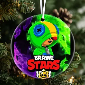 Christmas Ornaments Frank Guide Brawl Stars Best Video Game For Android Tree Acrylic Holiday Circle Gift For Friends Decor