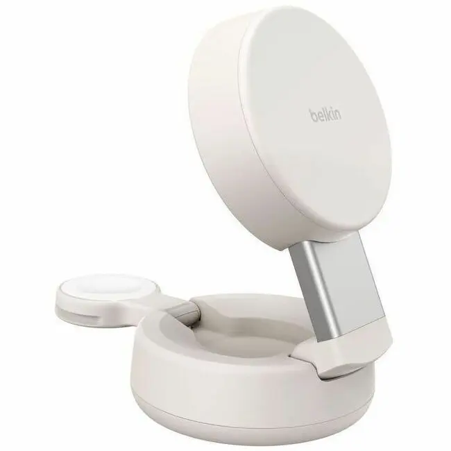 Belkin UltraCharge Pro 2-in-1 Convertible Magnetic Charger with Qi2 25W Sand