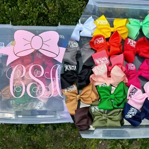 Monogram Hair Bows