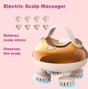 arboleaf Electric Head Massager Portable Comfort Massager for Stress Relief with 8 Removable Massage Claws Waterproof Rechargeable