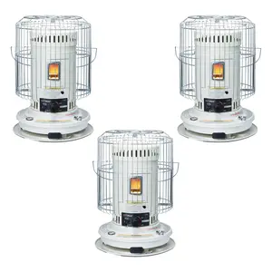Sengoku KeroHeat 23,500 BTU Indoor Outdoor Convection Kerosene Heater, 3 Pack