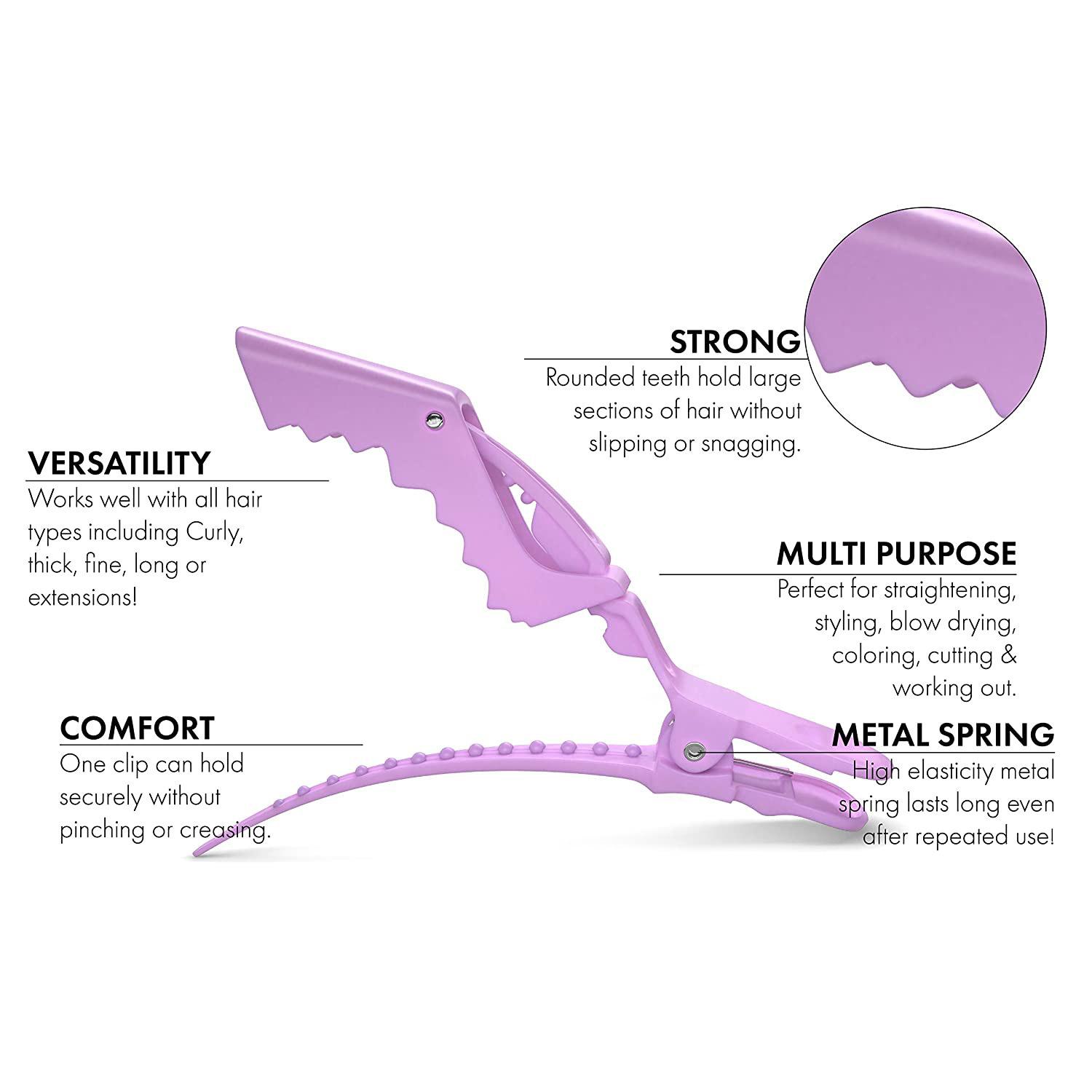 Hair Clips for Women-Alligator Styling Sectioning Clips of Professional Hair Salon Quality