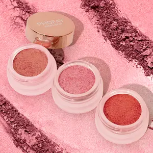 PHOFAY Mashed Potatoes Eyeshadow Makeup Cosmetic Long-lasting Easy to Color Silky, Single Duo Chrome Glitter Eyeshadows