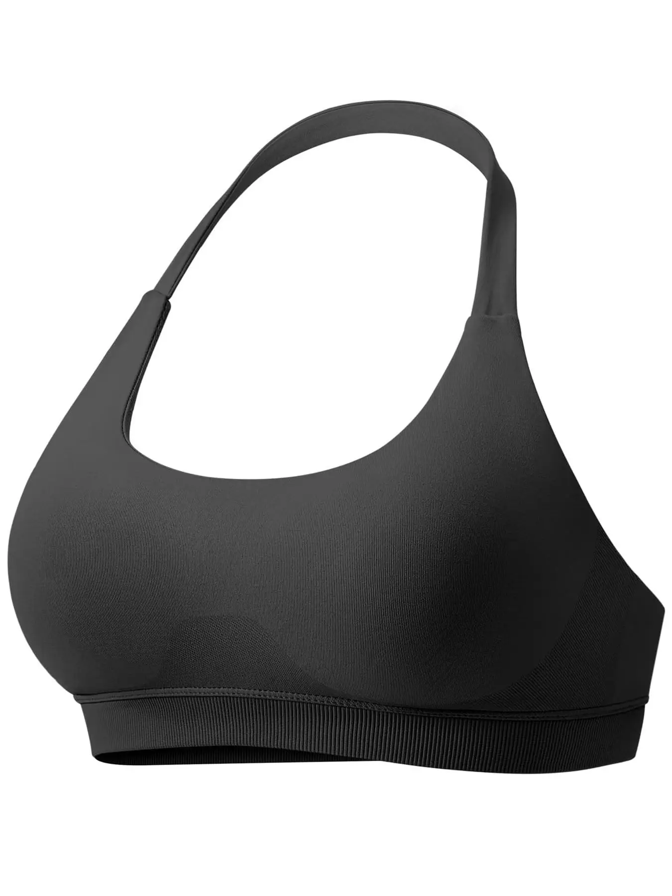 Women's Solid Backless Wireless Sports Bra, Breathable Comfortable High Stretch Sports Bras, Ladies Sportswear for Indoor Outdoor Wear, Activewear, Yo