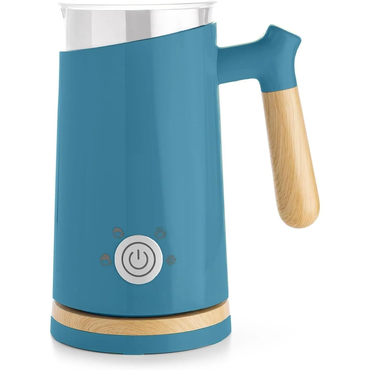 Electric Milk Frother - Automatic Milk Foamer & Heater for Coffee, Latte, Cappuccino, Other Creamy Drinks - 4 Settings for Cold , Airy Milk , Dense  & Warm Milk - Easy to Use
