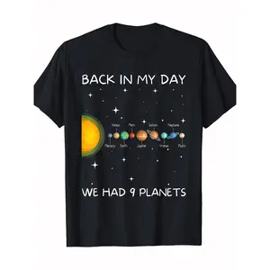 Back In My Day We Had Nine Planets - Space & Pluto Astronomy T-Shirt