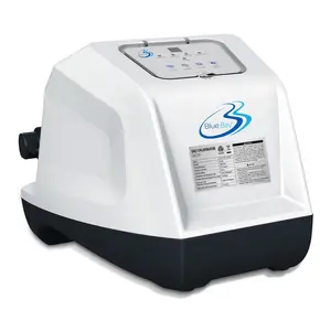 BlueBay Self-Cleaning Saltwater Chlorinator for Above Ground Pools – Automatic Timer, Adapters Included, for Pools Up to 7,000 Gallons, Pool Saltwater System, IPX5