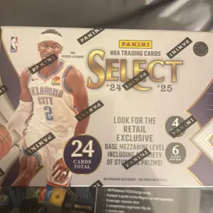 Panini NBA Trading Cards Select '24-'25 Retail Exclusive Base Mezzanine Level 24 Cards Total 4 Packs Per Box