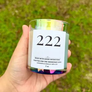 222 Angel Number Candle