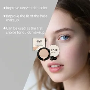 1pc Radiant Cushion Series Multi-Color Highlight Natural Coverage Lightweight Hydrating Flawless Foundation Makeup