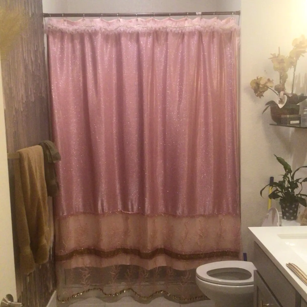 Custom designs shower curtains to fit your space and styles and SIZE fabric