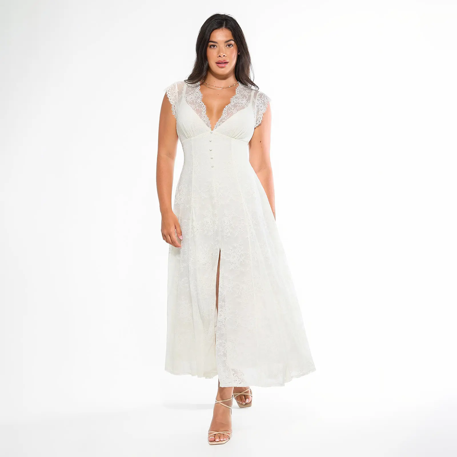 Popilush Shapewear Boho Floral Lace Front Slit Maxi Dress A-line Silhouette with Smoothing Waist Control & Supportive Bust Design #Summervibe - TikTok Shop Popilush Shapewear Boho Floral Lace Front Slit Maxi Dress A-line Silhouette with Smoothing Waist Control & Supportive Bust Design #Summervibe - TikTok Shop