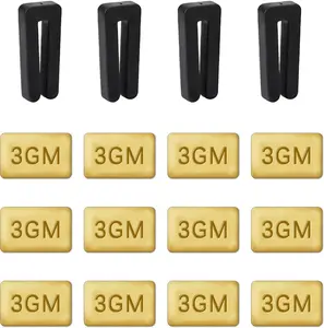 Ceiling Fan  Balancing Kit Including Fan Balancing Clips and 12 count Metal Self-Adhesive 3G Weight Practical Fan  Kit for Ceiling Fan Weight Balancing 4 count