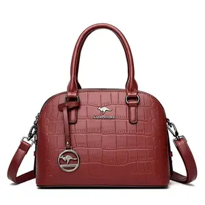 Satchel Bag - Versatile & Stylish Women's Embossed PU Leather Handbag with Adjustable Strap & Spacious Interior