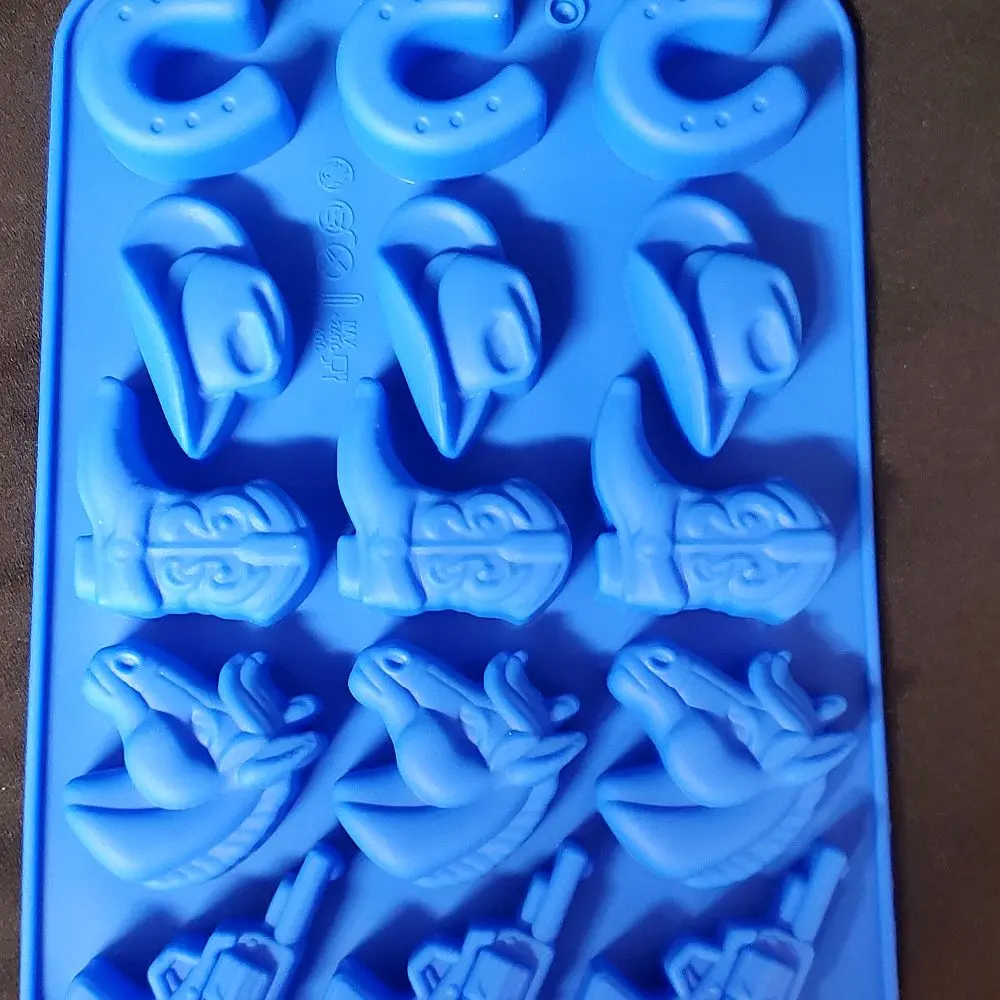Silicone Mold - Cowboy Themed Silicone Mold Pieces