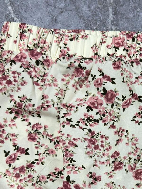 【Plus Size】 Ditsy Floral Print A Line Skirt, Boho Fashion Casual Elastic Waist Long Skirt for Daily Holiday Vacation Wear, Women's Clothing for All Seasons