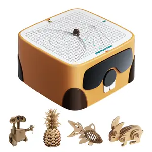 Beaverbot Safe Cardboard Cutter for Kids Creative Arts & Crafts, Educational STEAM & STEM Toy for 3+ Boys and Girls, Upcycled Power Cutting Tools for Hands-On Family & School Projects