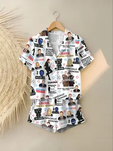 Law And Order Pajamas Set, Movie Sleepwear, Women Loungewear, Holiday gift