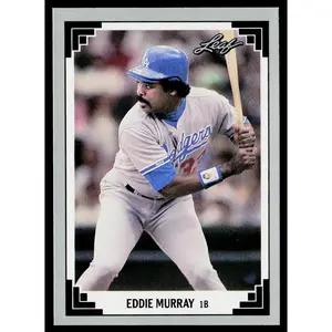 Eddie Murray 1991 Leaf #126 Los Angeles Dodgers