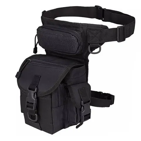 Multifunctional Leg Bag, Tactical Leg Bag, Motorcycle Riding Waist Bag, Multi-use Sports Bag for Outdoor Cycling Hiking, Hiking Accessories, Hiking Gear, Waist Slip Pocket, Durable Outdoor Hiking