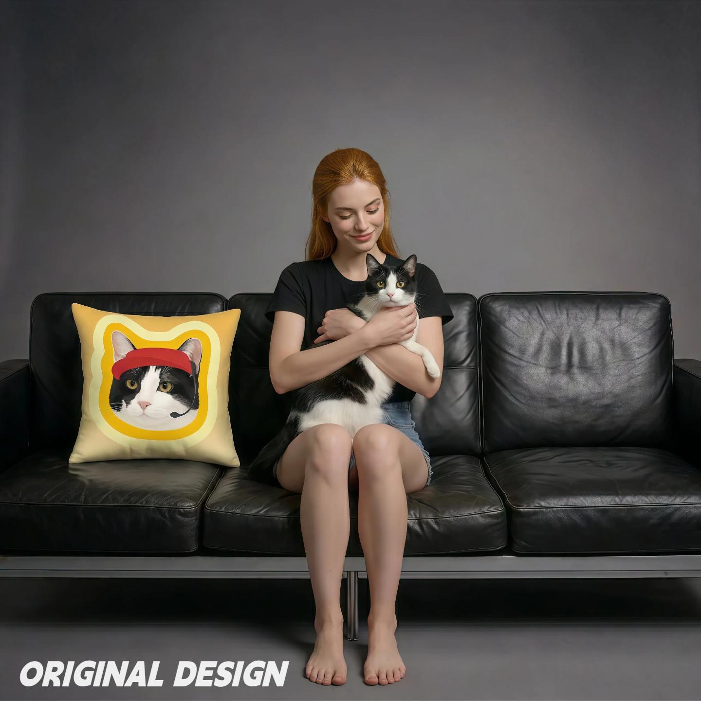 Custom Shaped Pet Pillow | Upload Your Pet Picture