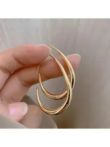 Women's Elegant Minimalist Teardrop Earrings - Stylish Zinc Alloy Pendant Jewelry, Perfect Gift, Fashionable Jewelry Accessories