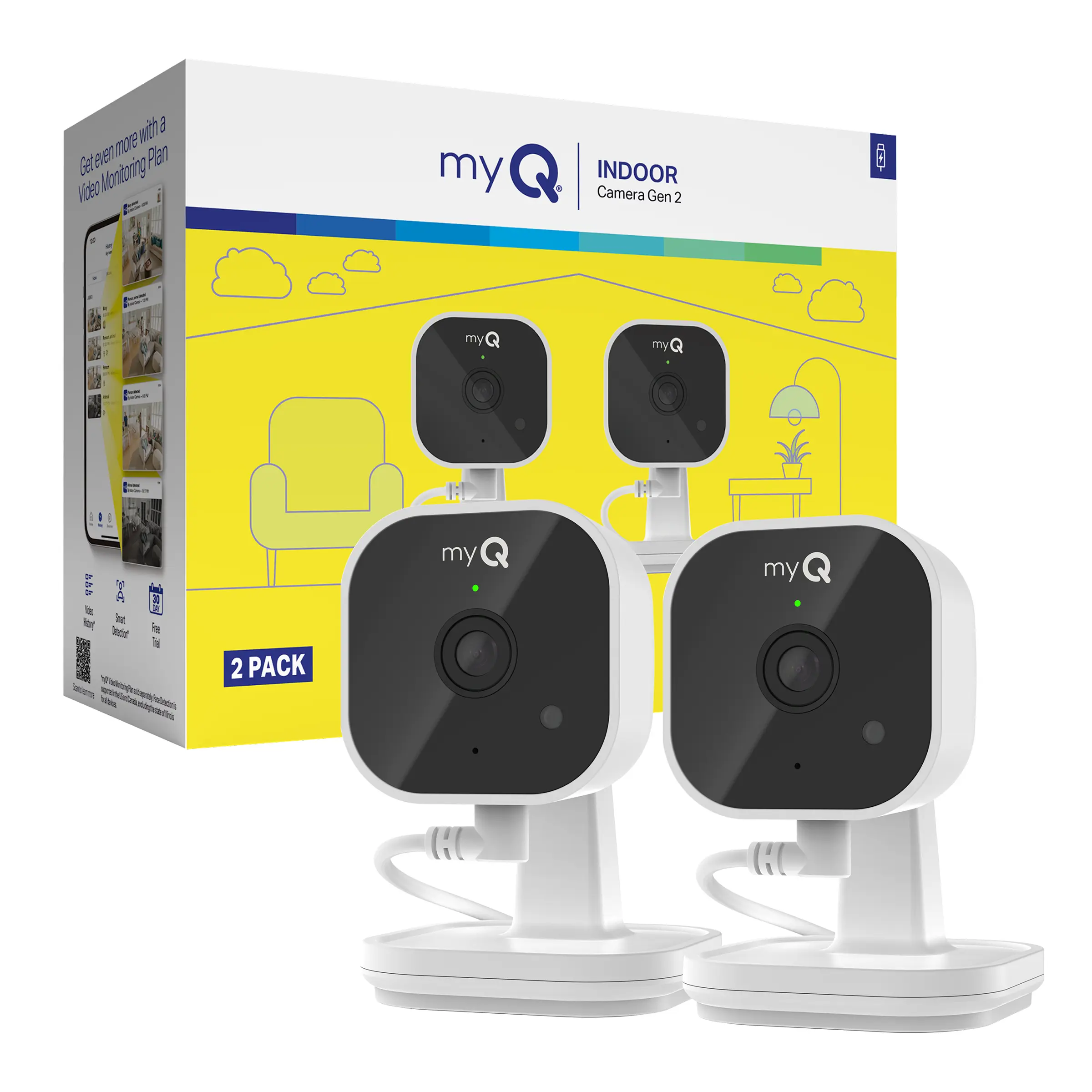 myQ Smart Indoor Camera 2-pk myQ Smart Indoor Camera 2-pk