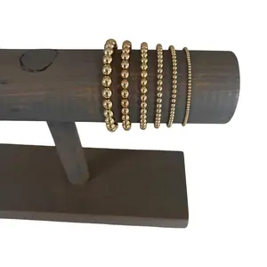 Love me bundle includes six bracelets. 2 mm, 3 mm, 4 mm, 5 mm, 6 mm and 7 mm stack