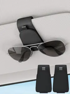 LMMAKE Magnetic Sunglass Holder for Car Visor Strong Magnets Secure Grip Anti-Slip Design Keeps Glasses Accessible Prevents Damage While Driving Essential for Drivers Travelers & Organized Adults
