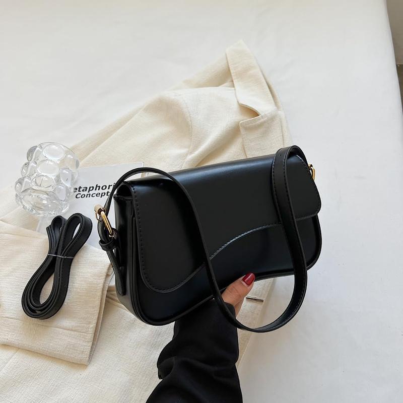 2025 Shoulder Bag for Women Y2K Trendy Red Purse Clutch Purse Handbag PU Leather Tote Bag Crossbody Bags