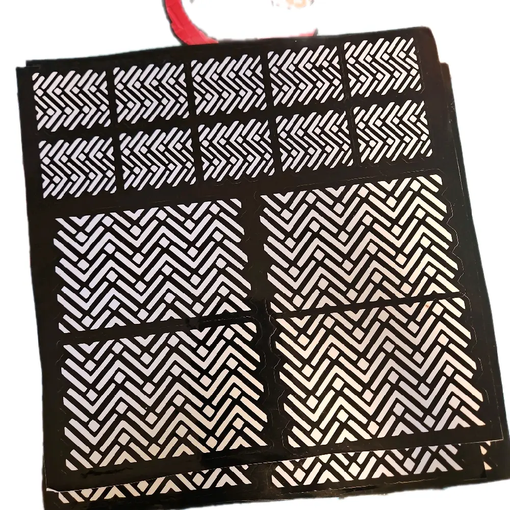 zigzag hand set henna stencil zigzag hand set henna stencil