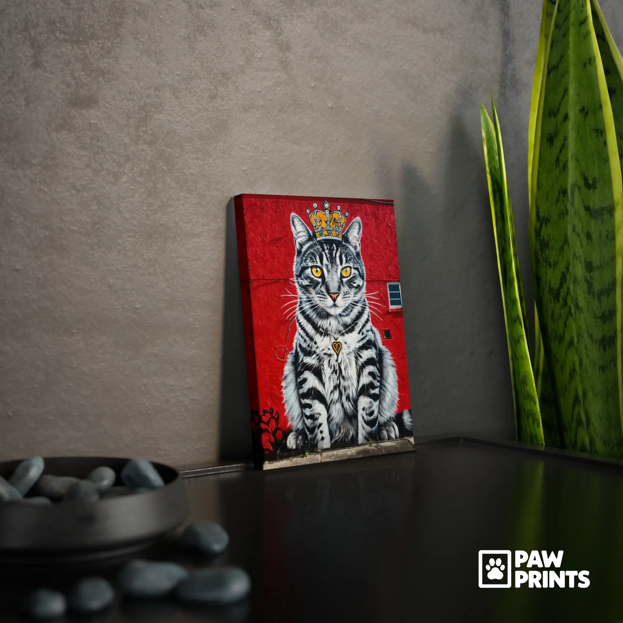 Custom Graffiti Pet Portrait Canvas