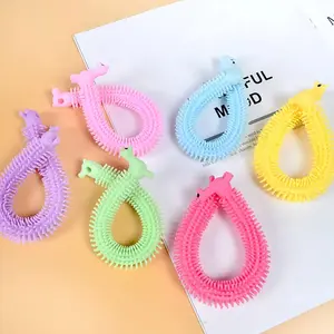 5pcs Stretchy Fidget Toy,Upgraded Sensory String,Colorful Stretchy Strings Fidget Toy for Kids,Adults,Autism